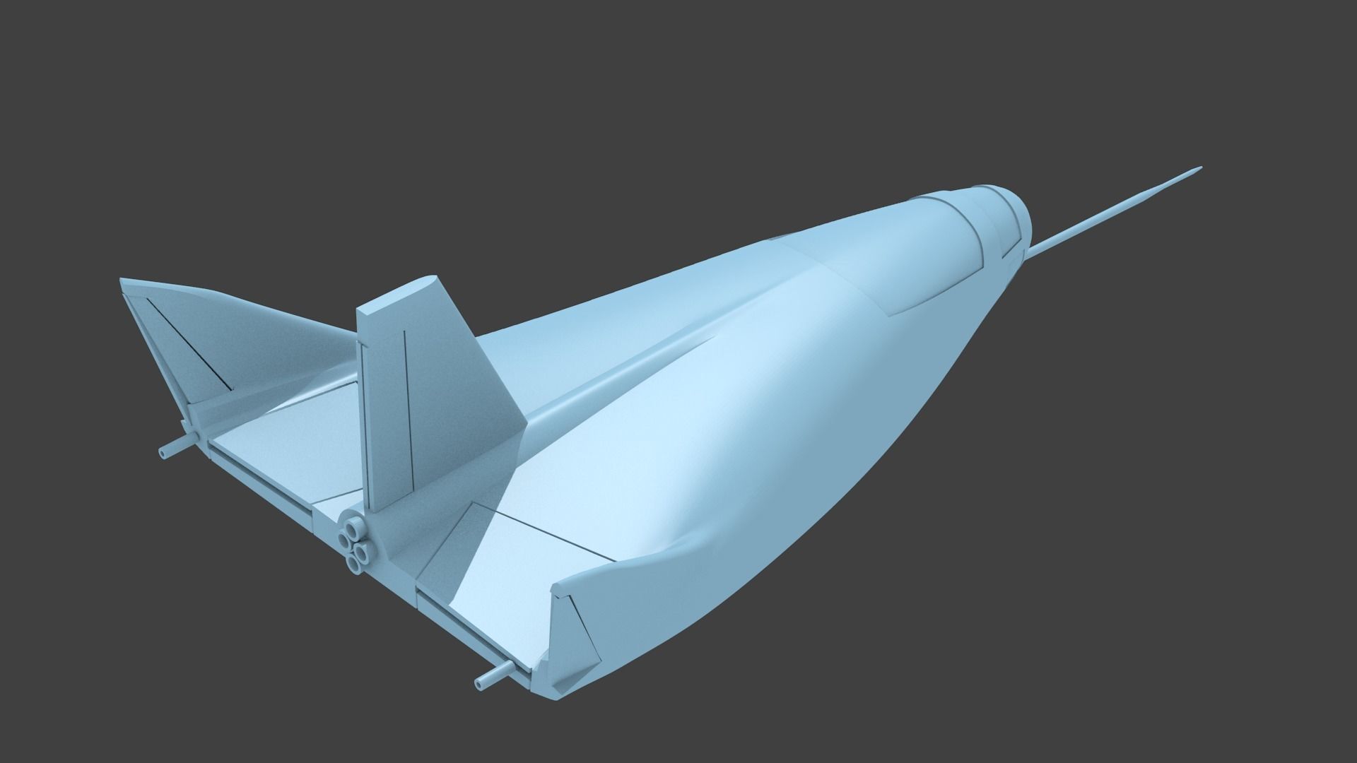 hl-10  lifting body  3D print model_1
