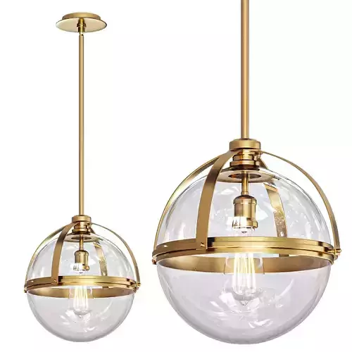 Meridian Globe Pendant By Quorum