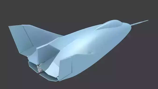 x-24a  lifting body 3D print model