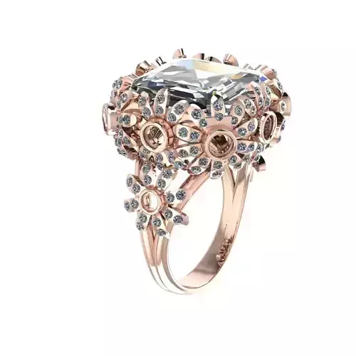 Wedding Engagement Women Ring 3D print model