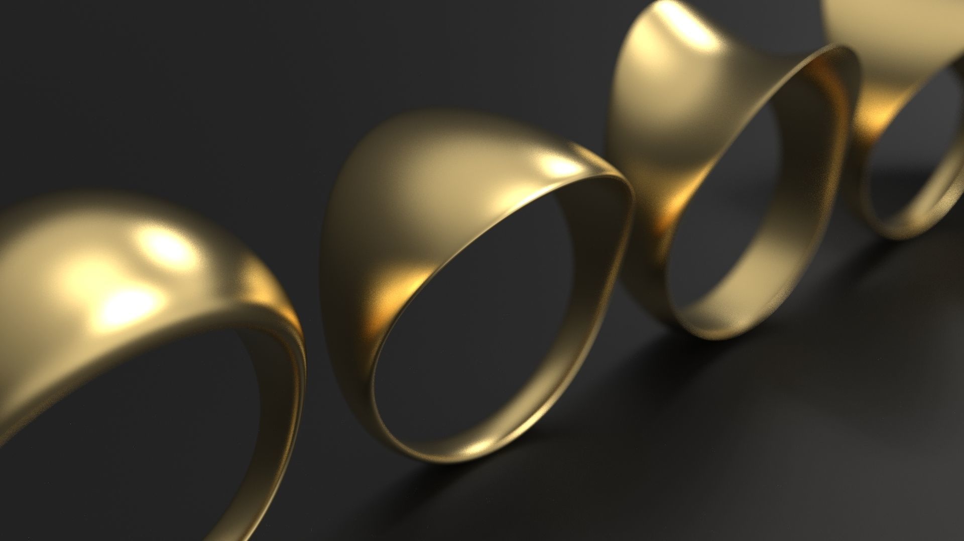 SANJ Ring 11 - 5 Variations 3D print model_3