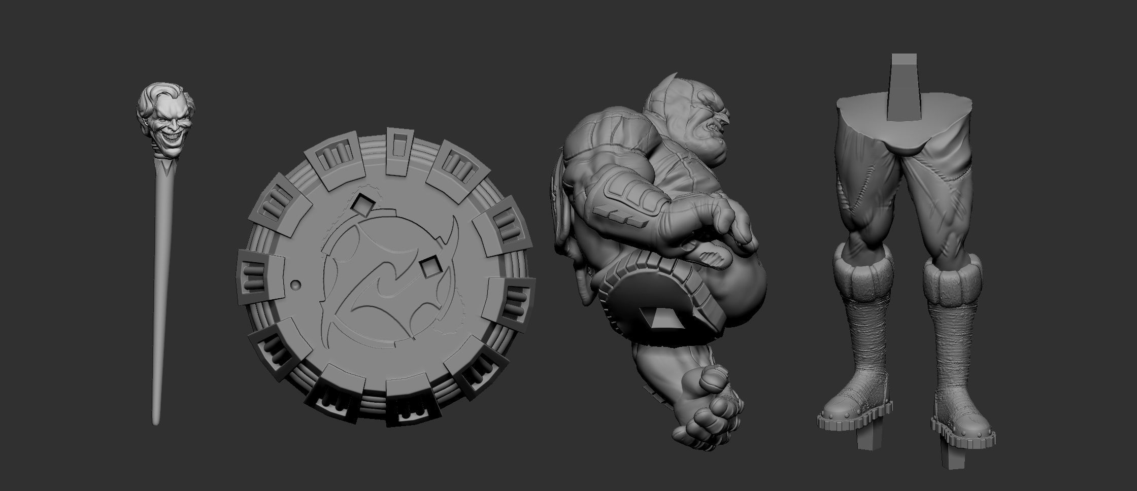 OLD BATMAN 3D print model_4