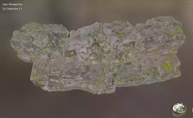 realistic rock mantle 