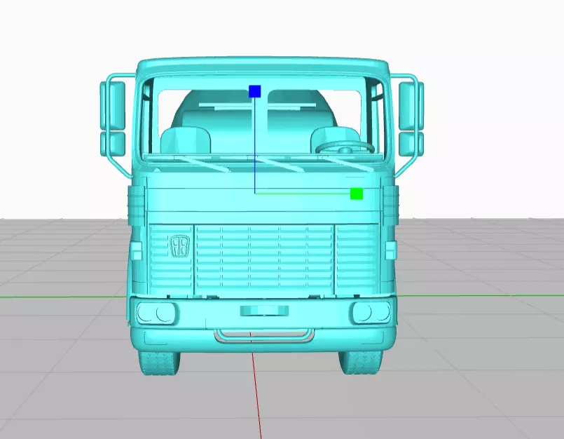 Roman Cement Truck 3D print model_0