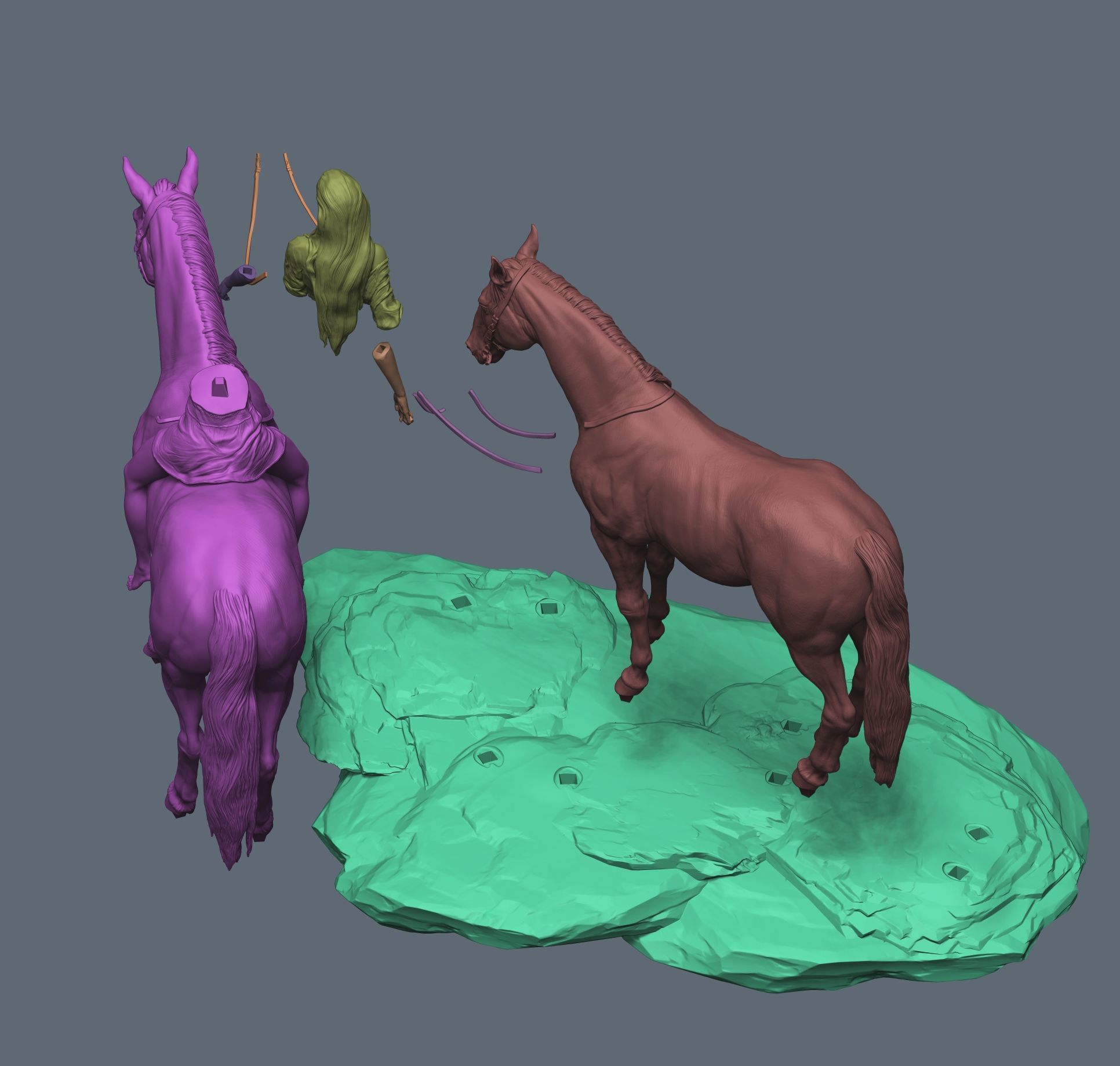 After fight 3D print model_12