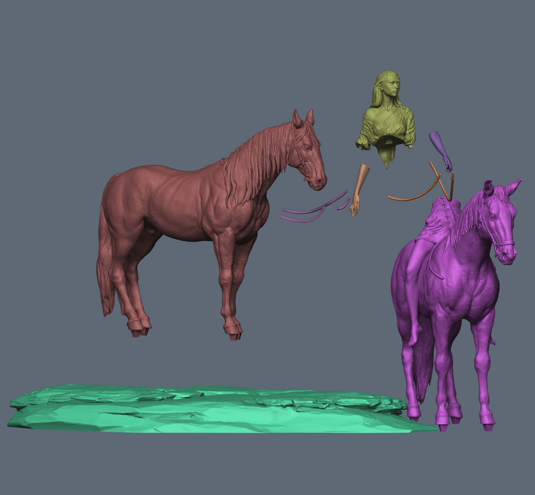 After fight 3D print model_10