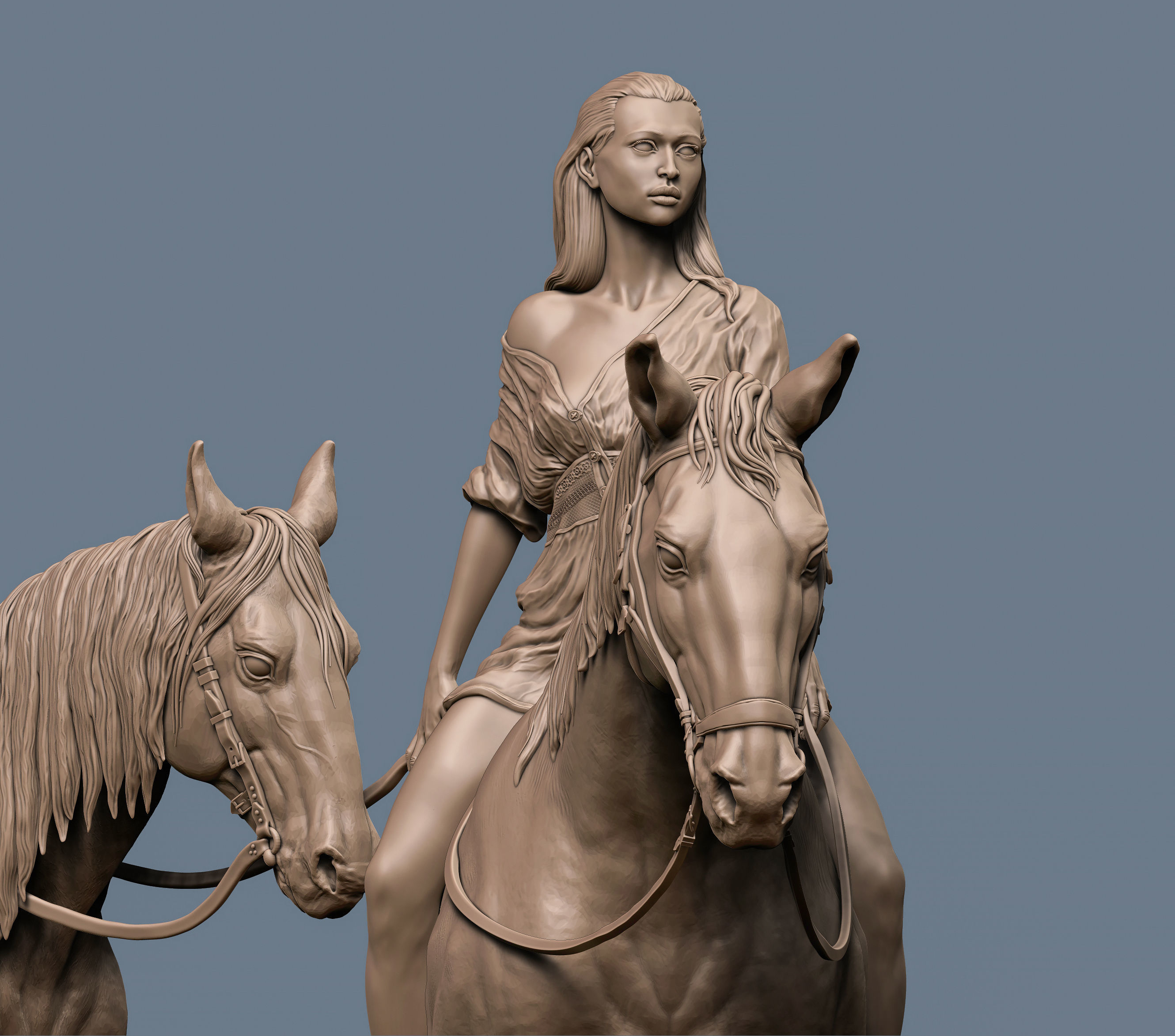 After fight 3D print model_4