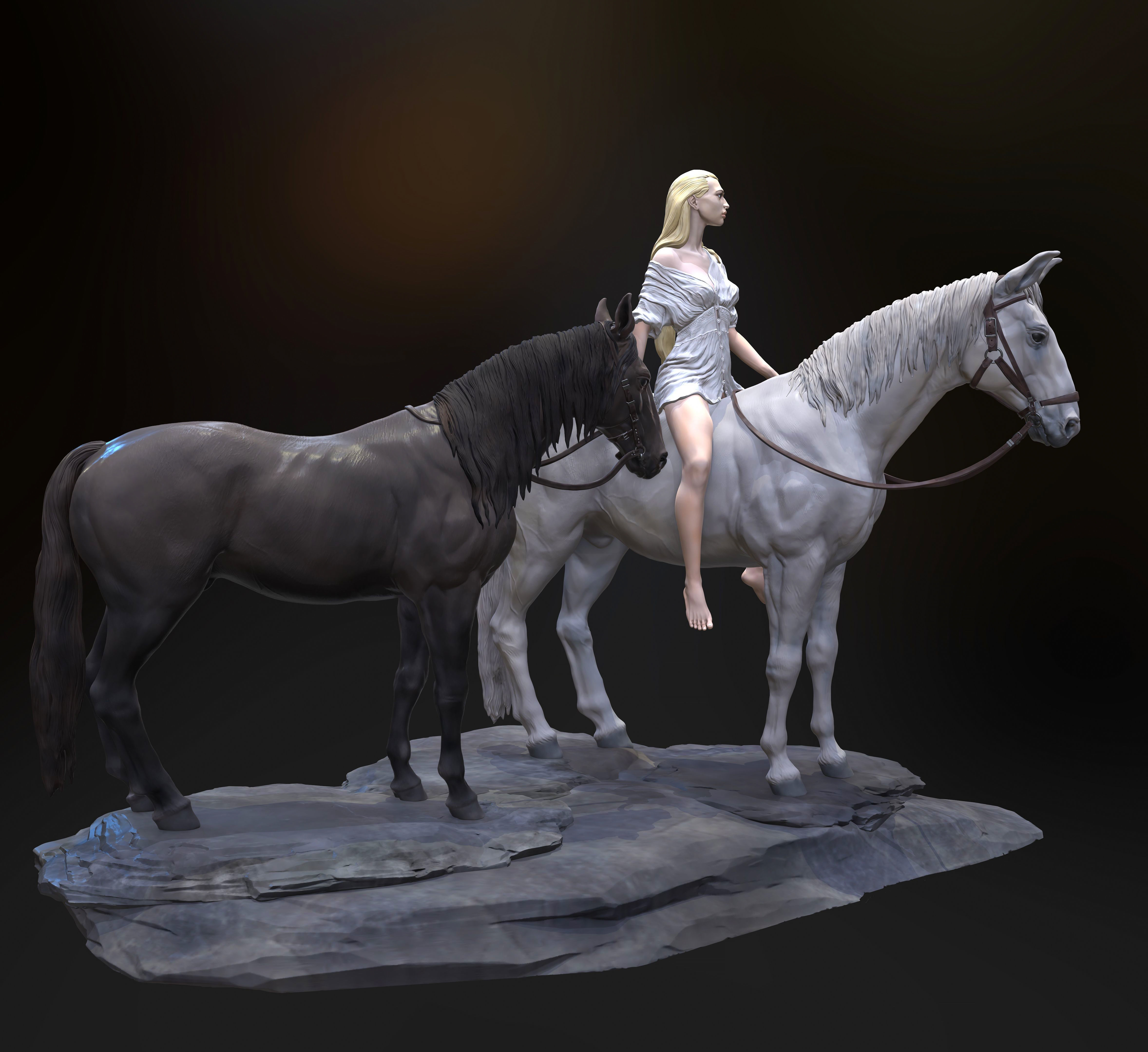 After fight 3D print model_1