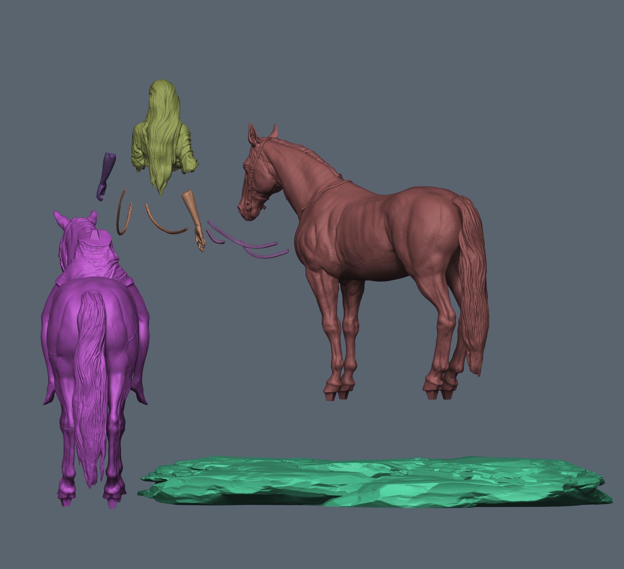 After fight 3D print model_11