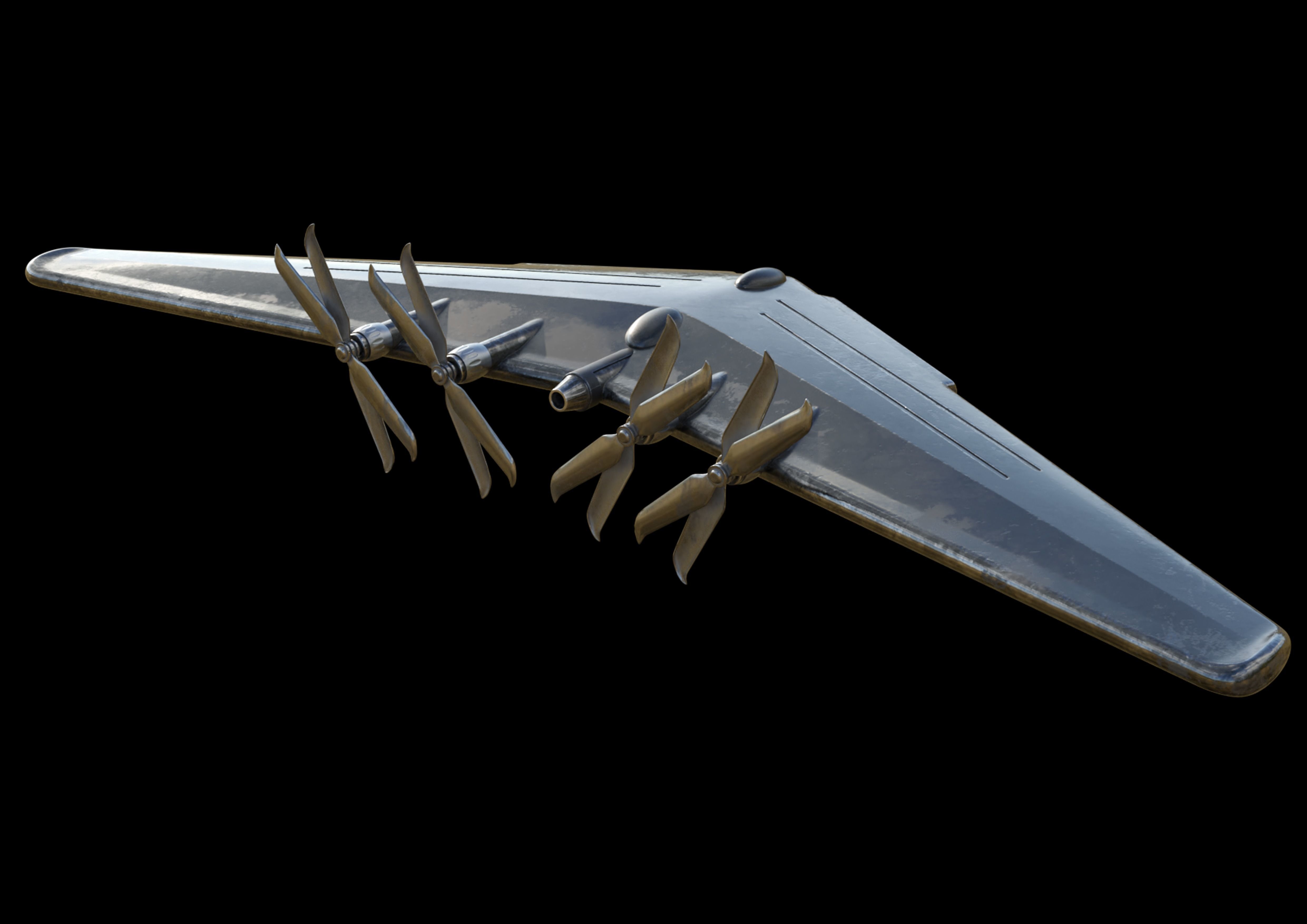 hidden drone2 3D model_2