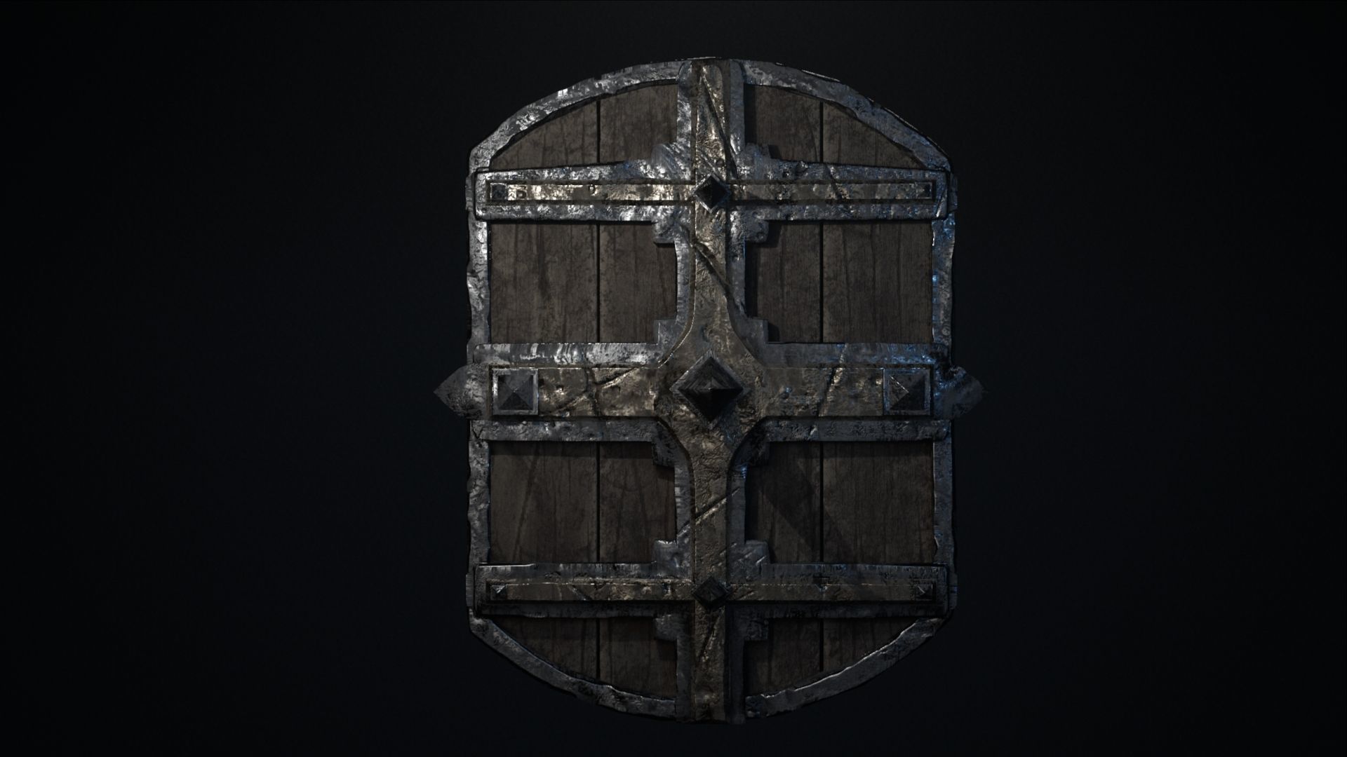 Ogre Warrior Low-poly 3D model_18