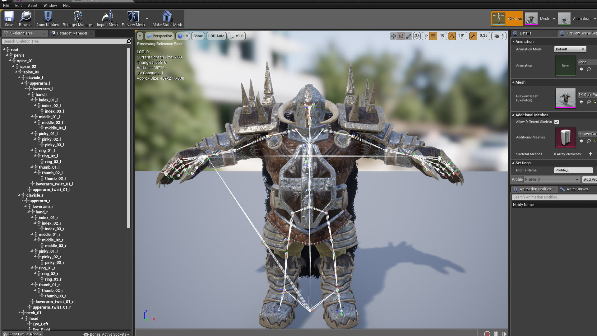 Ogre Warrior Low-poly 3D model_4