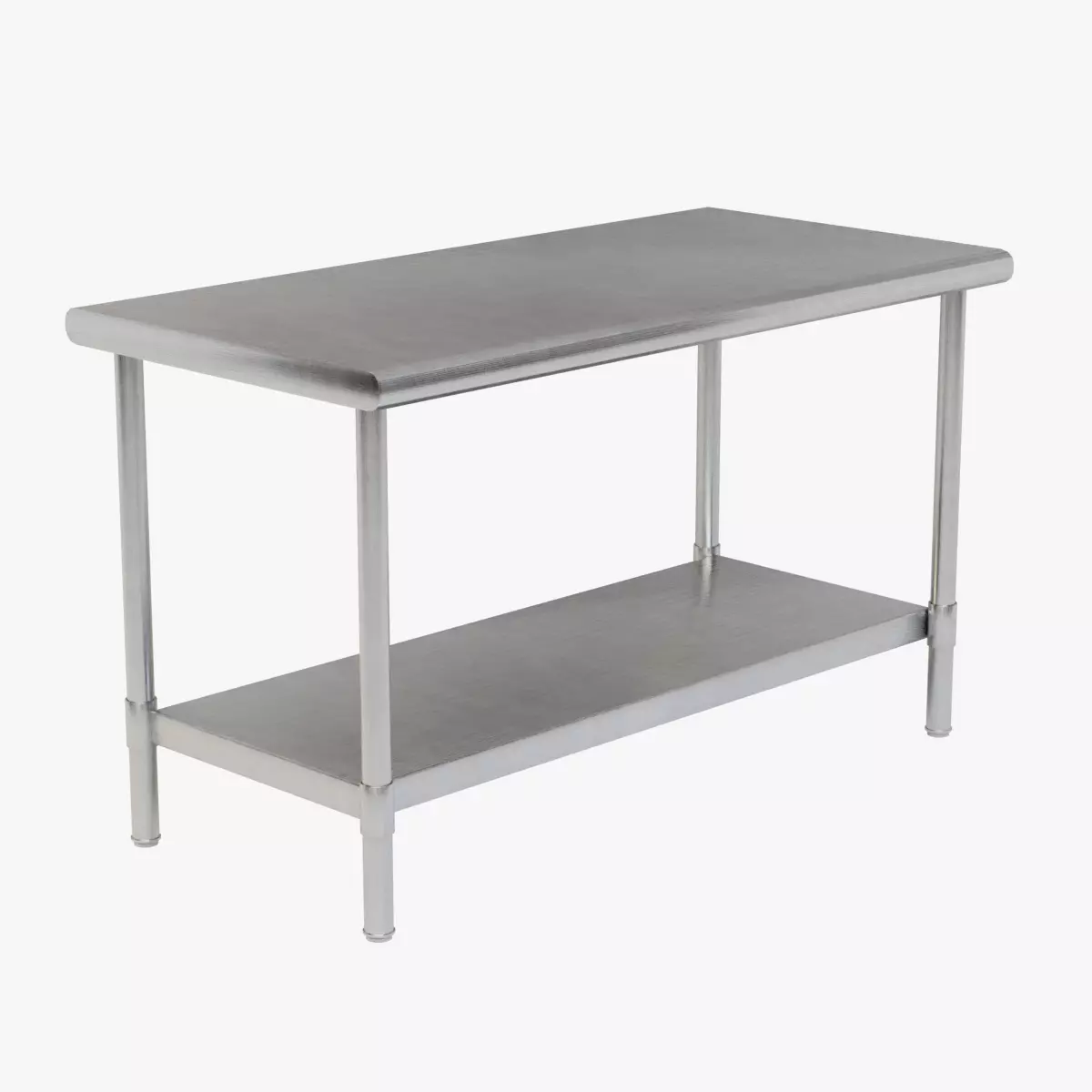 Stainless Steel Island Counter 3D model_0