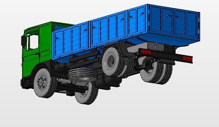 Roman Truck 1 87  1 24 3D print model_3