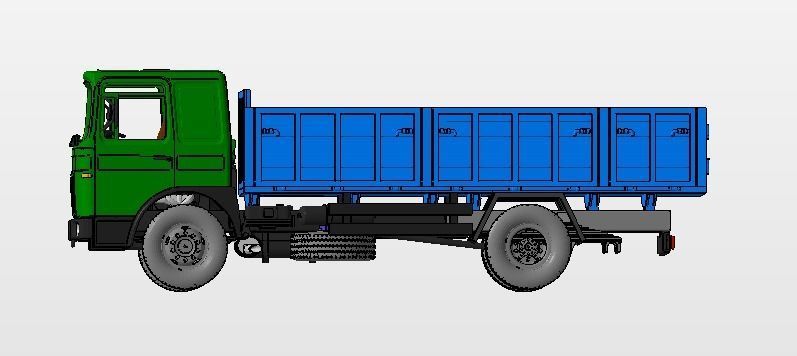 Roman Truck 1 87  1 24 3D print model_1