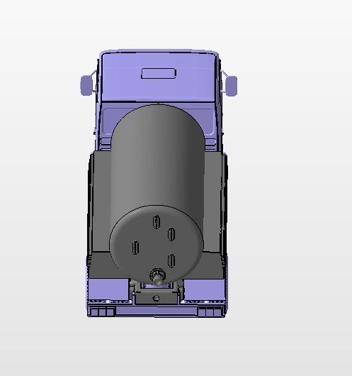 Roman Truck  3D print model_3