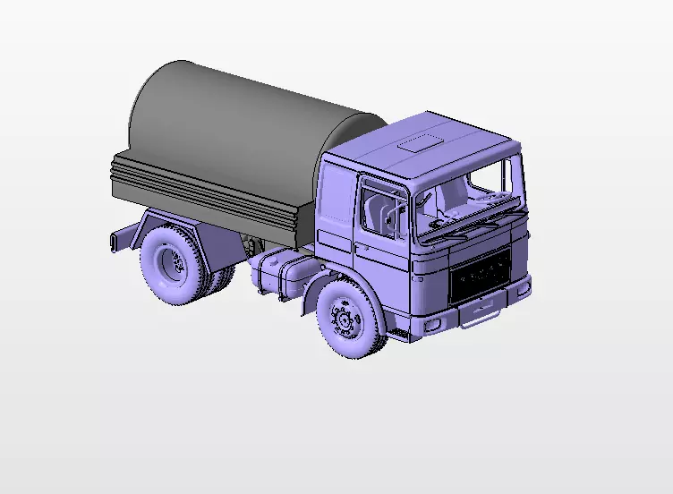 Roman Truck  3D print model_0