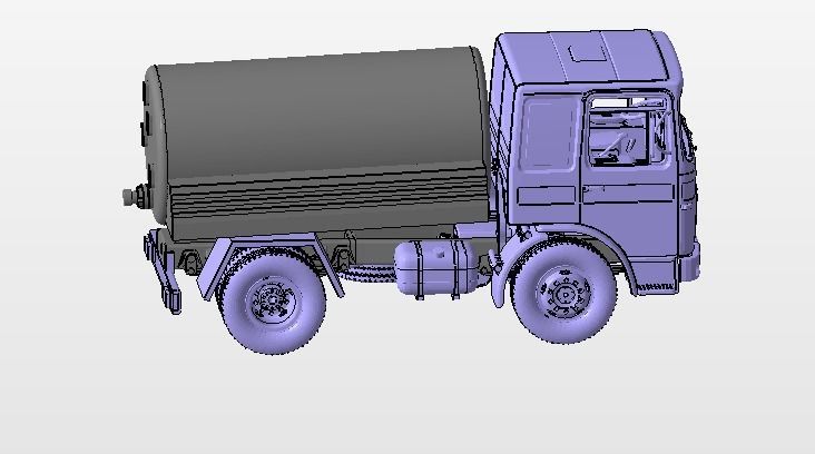 Roman Truck  3D print model_2