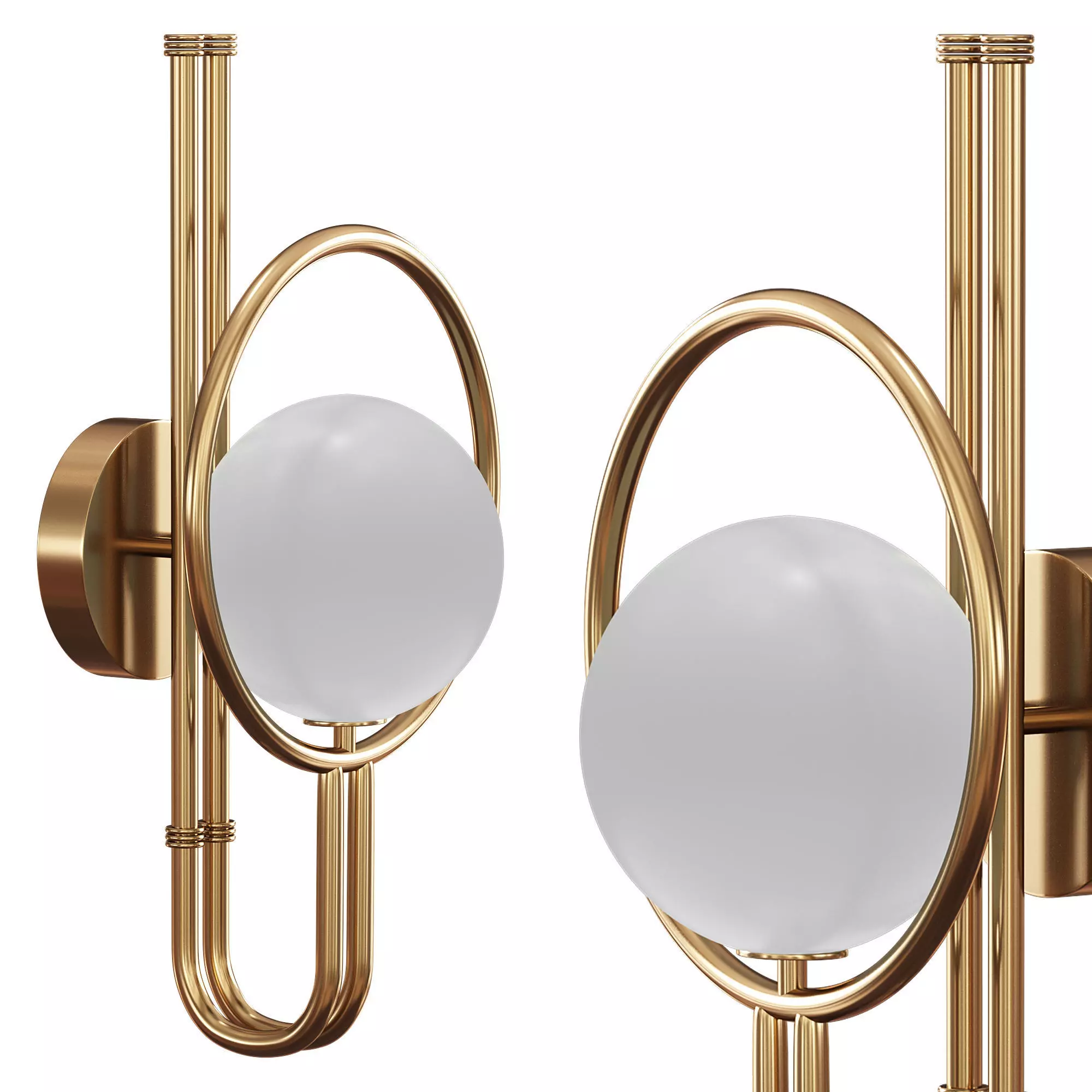 Roy Wall Lamp by Mezzo Collection 3D model_0