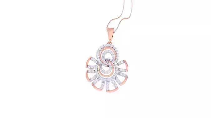 High Jewelry Pendant Necklace 3dm stl 3mf obj glb