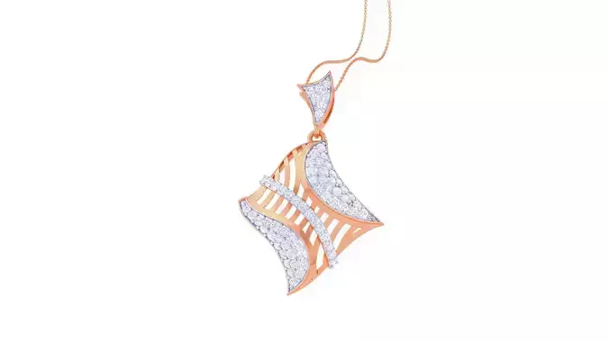 High Jewelry Pendant Necklace 3dm stl 3mf obj glb