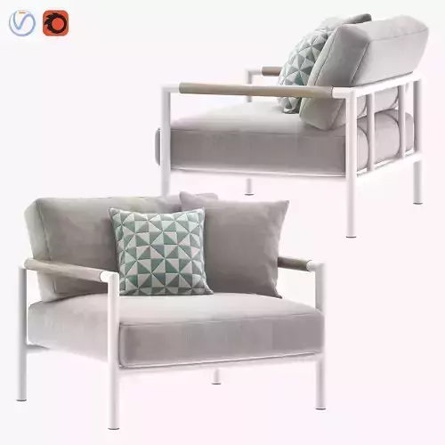 BASTINGAGE Garden Armchair - LES JARDINS