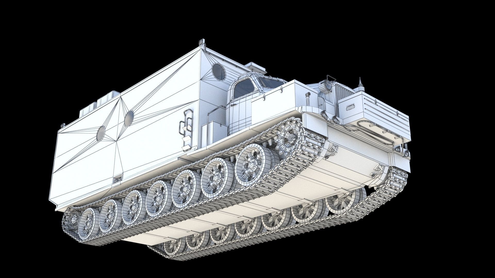 Kharkovchanka-2 Soviet Antarctic Cruisers STT  3D model_21