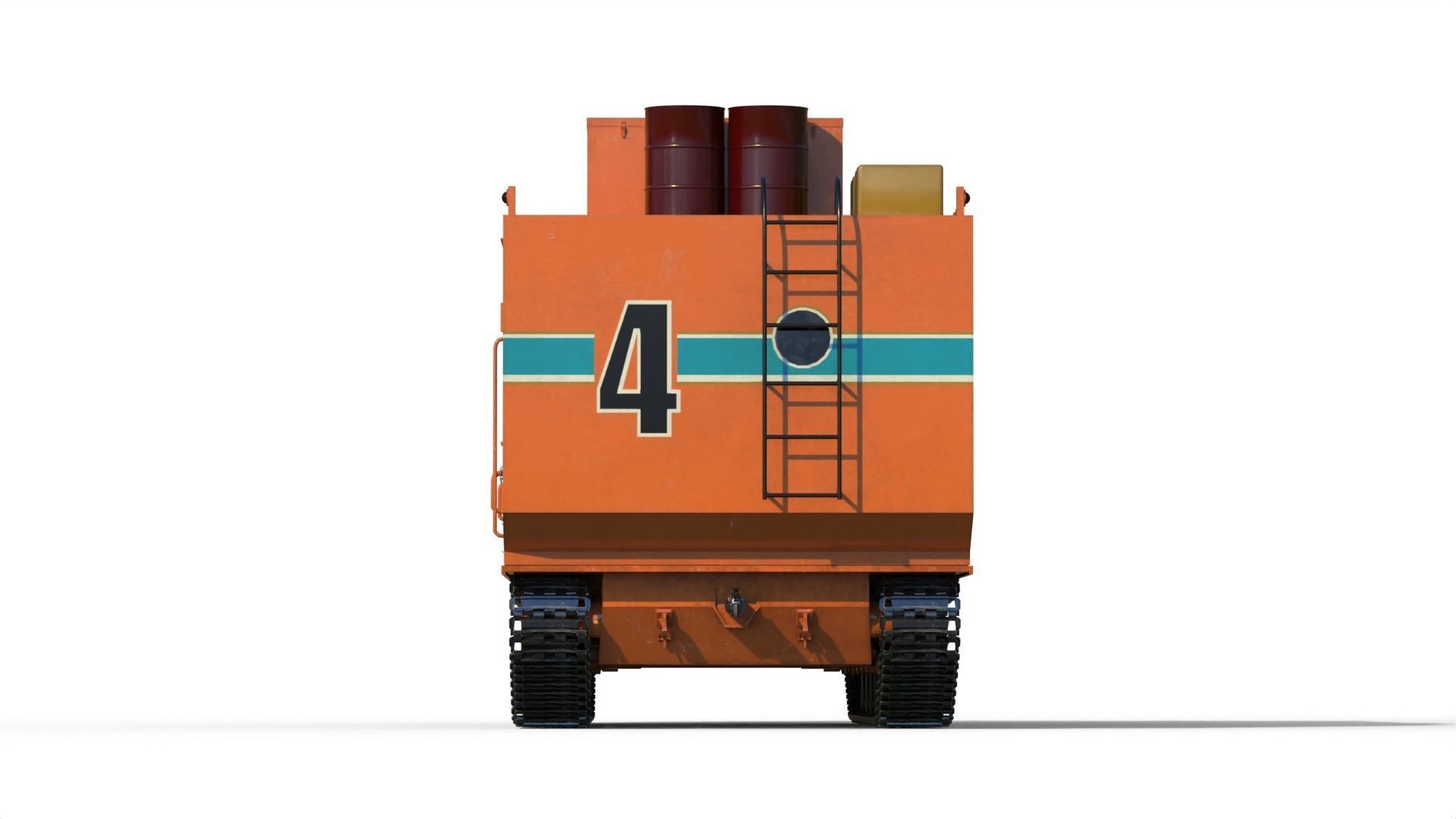 Kharkovchanka-2 Soviet Antarctic Cruisers STT  3D model_11