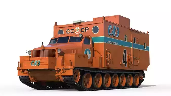 Kharkovchanka-2 Soviet Antarctic Cruisers STT  3D model