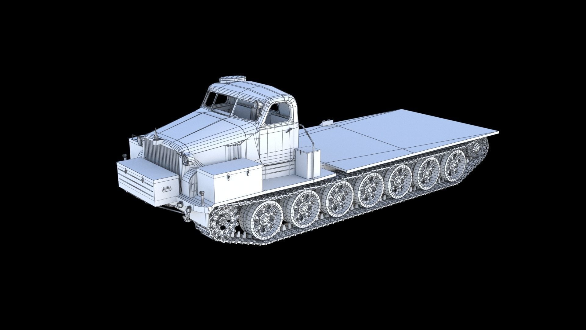 Kharkovchanka-2 Soviet Antarctic Cruisers STT  3D model_22