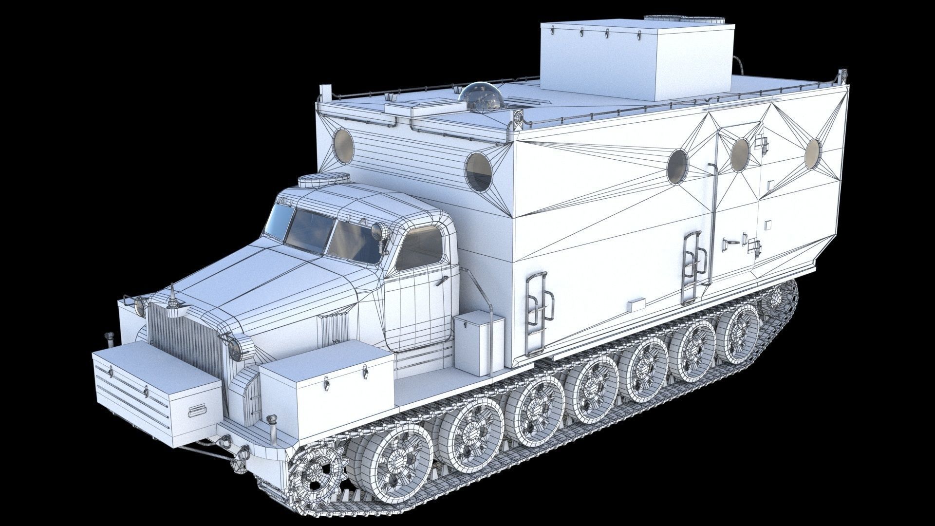 Kharkovchanka-2 Soviet Antarctic Cruisers STT  3D model_18