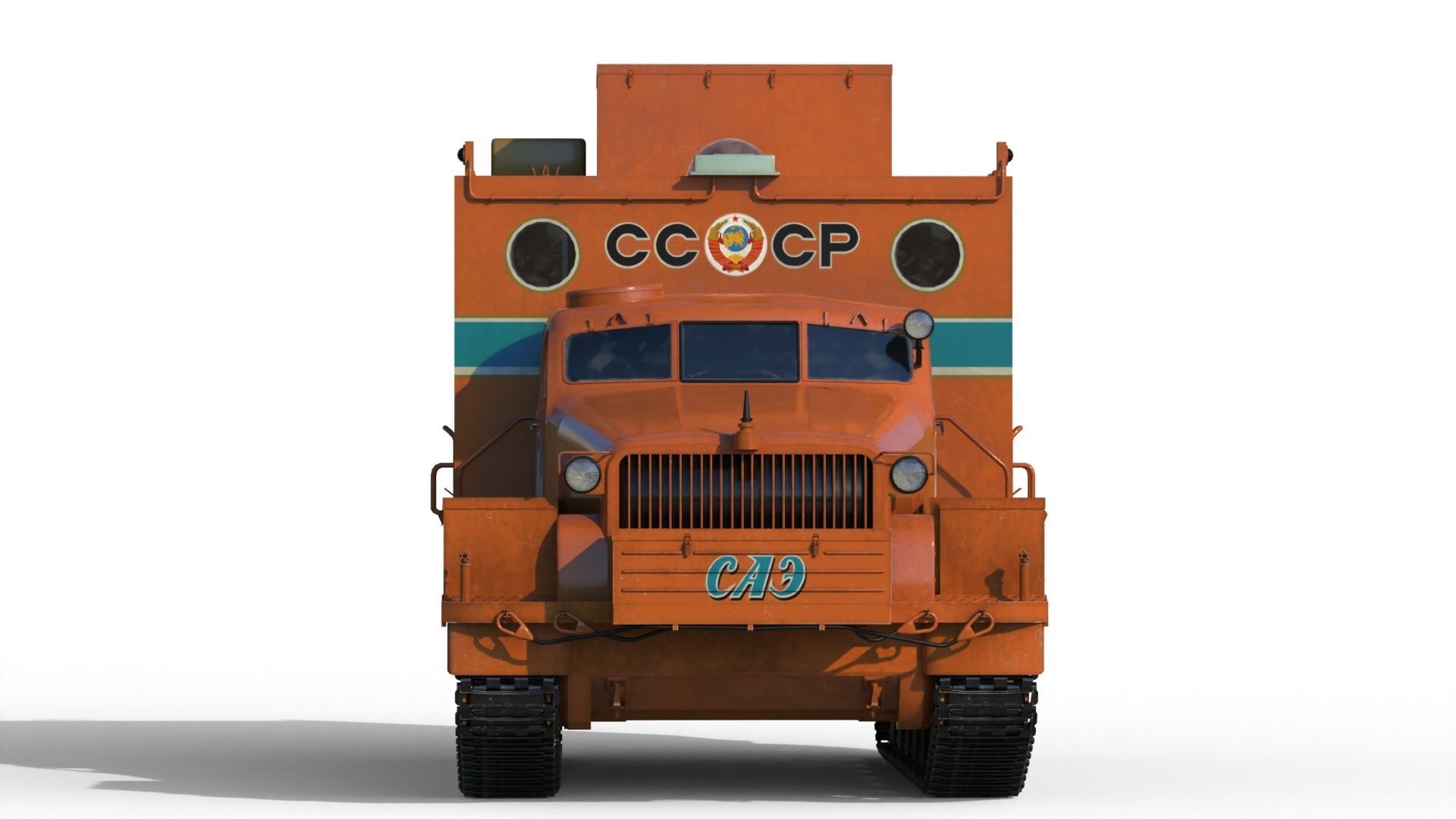 Kharkovchanka-2 Soviet Antarctic Cruisers STT  3D model_7