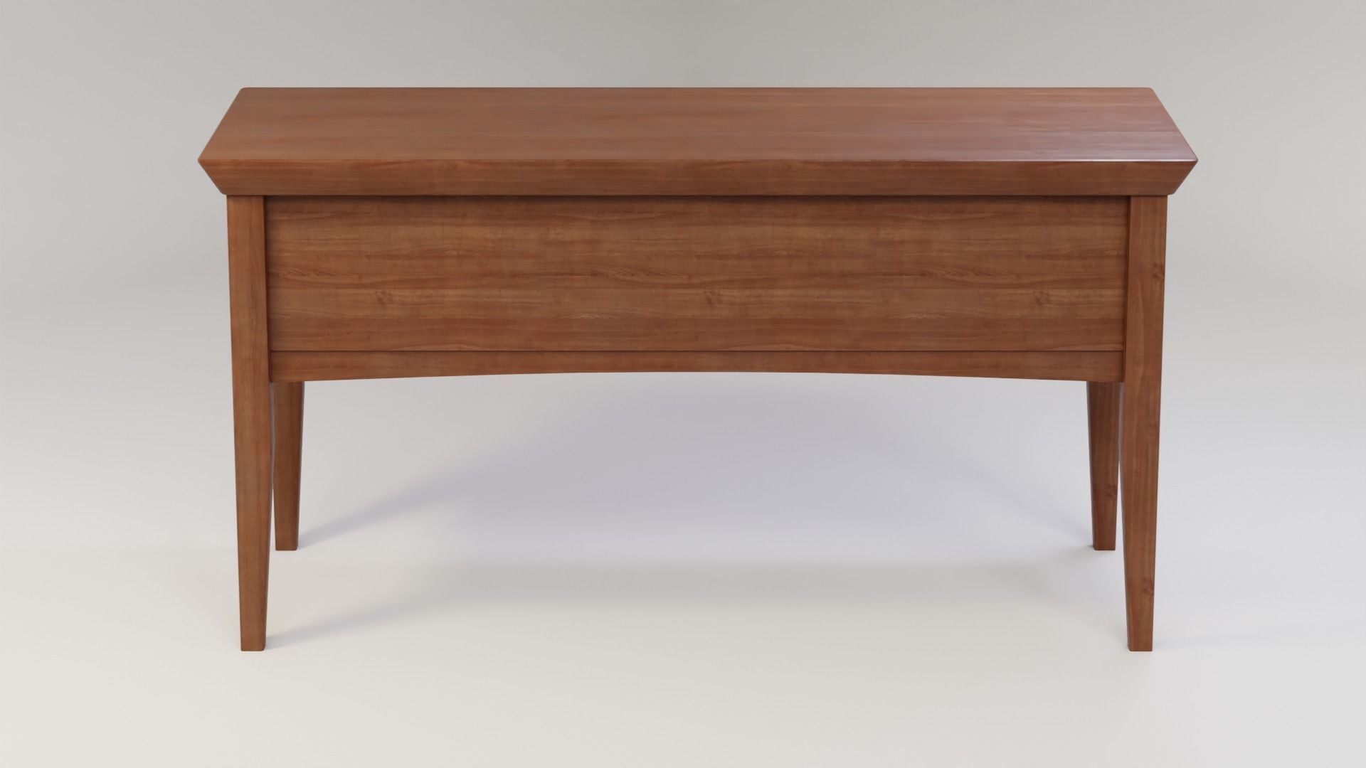 Wooden Entryway Table 3D model_6