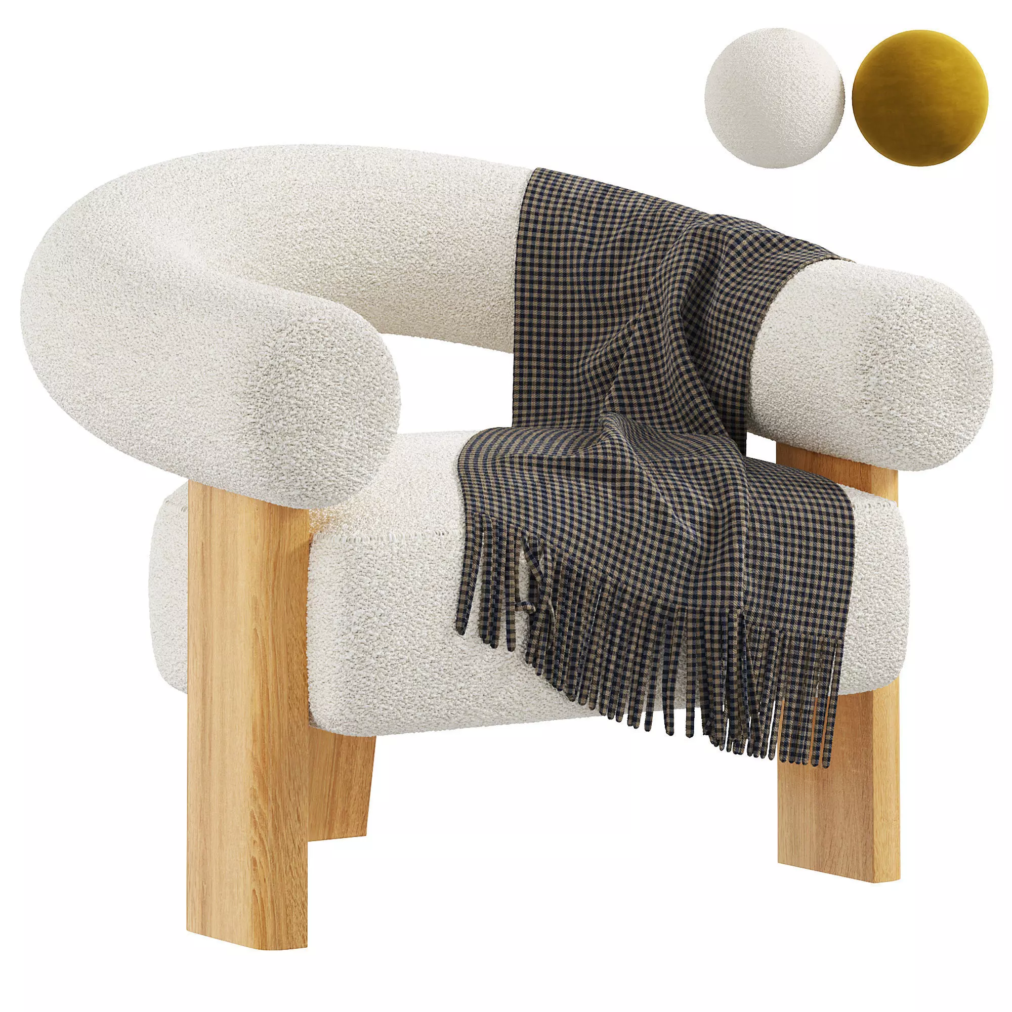 OSMA ARMCHAIR by nohohome 3D model_0