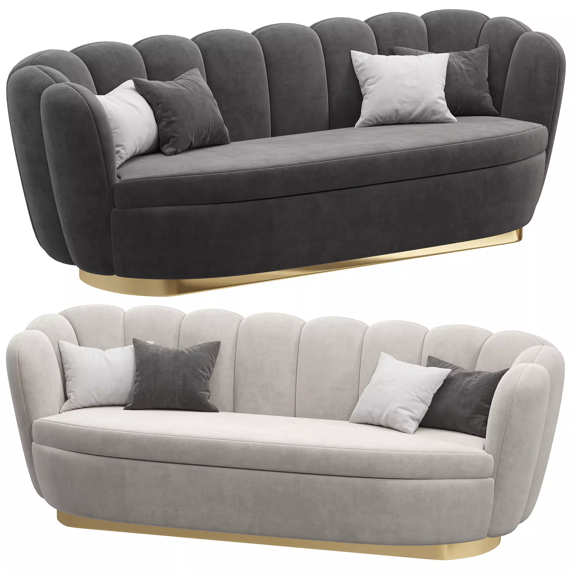 Mirage Sofa by LUXDECO 3D model_0