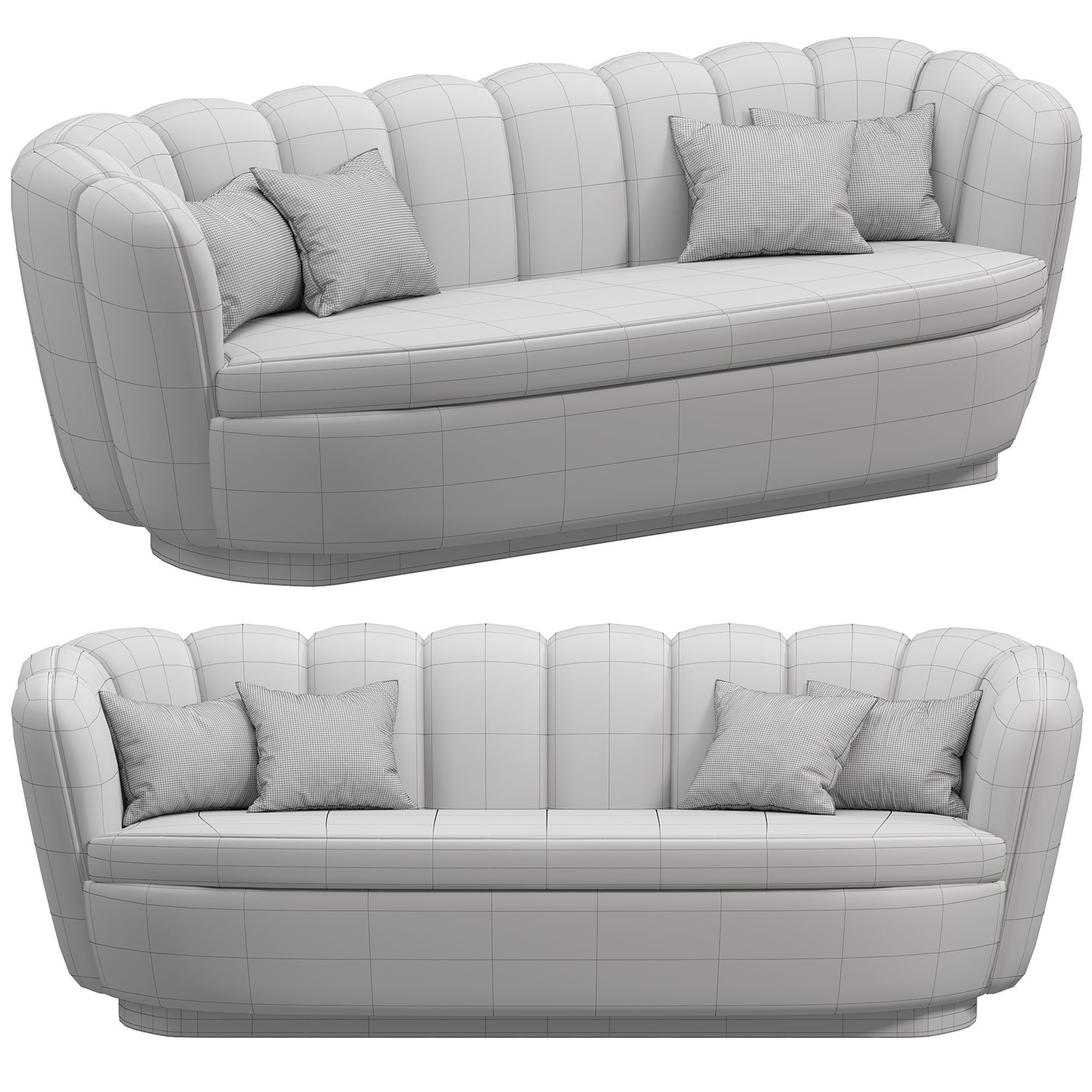 Mirage Sofa by LUXDECO 3D model_2
