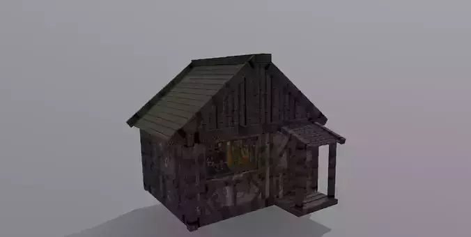 LittleHouse the interiour is accesible 3D model