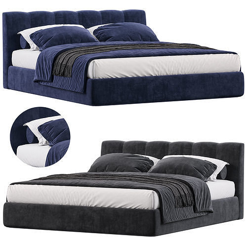 Norma Bed By Luxdeco Collection 3D model