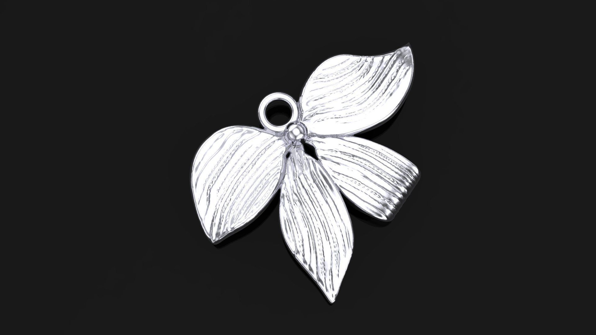 hanging flowers 3D print model_6