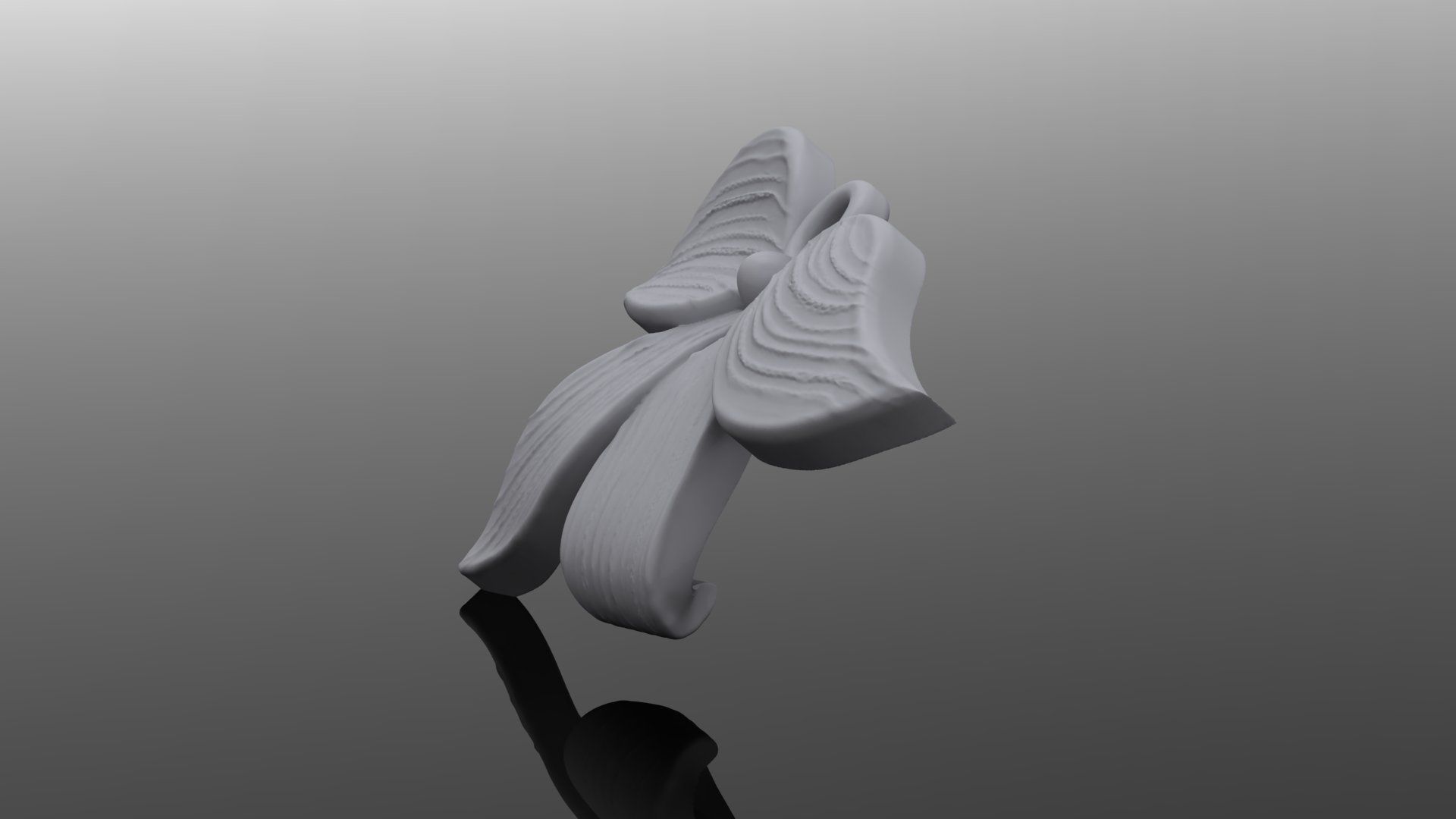 hanging flowers 3D print model_4