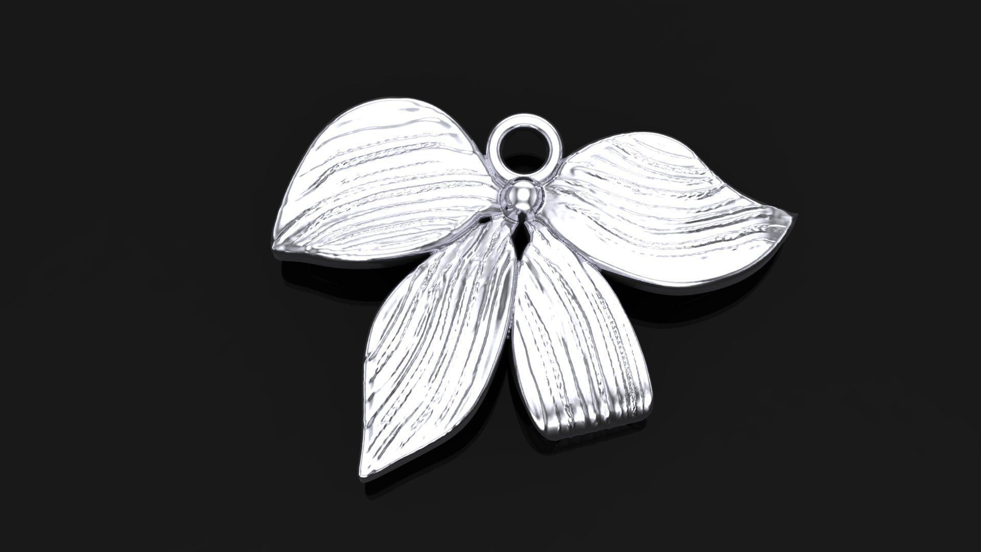 hanging flowers 3D print model_5