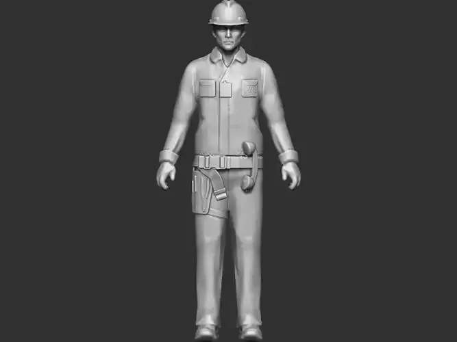Worker 3D print model Worker 3D print model