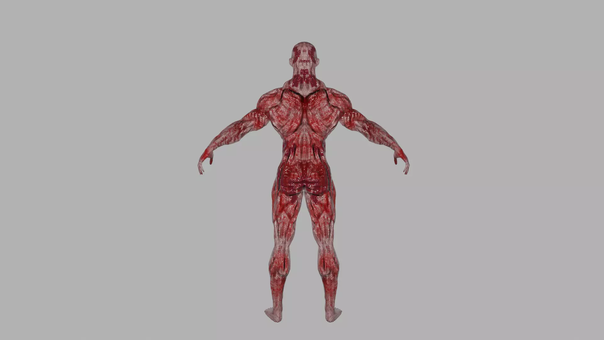 Buffed Mutant Low-poly 3D model_0