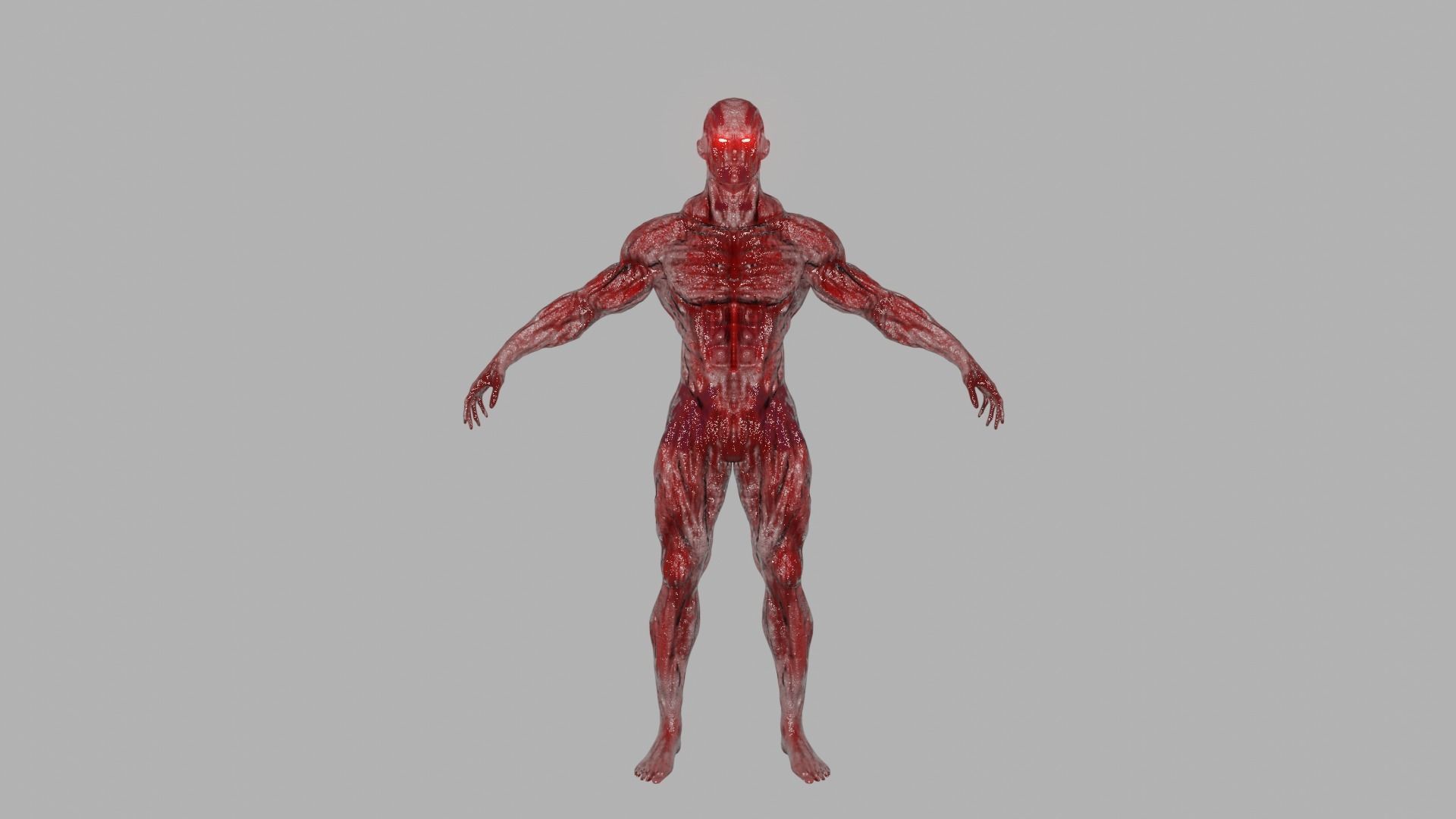 Buffed Mutant Low-poly 3D model_1
