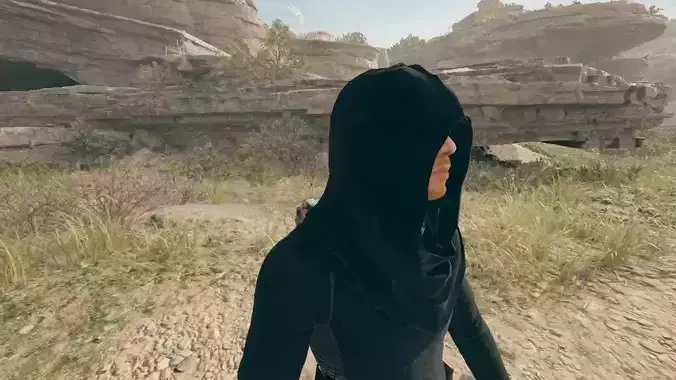 Hood Scarf Twin Suns