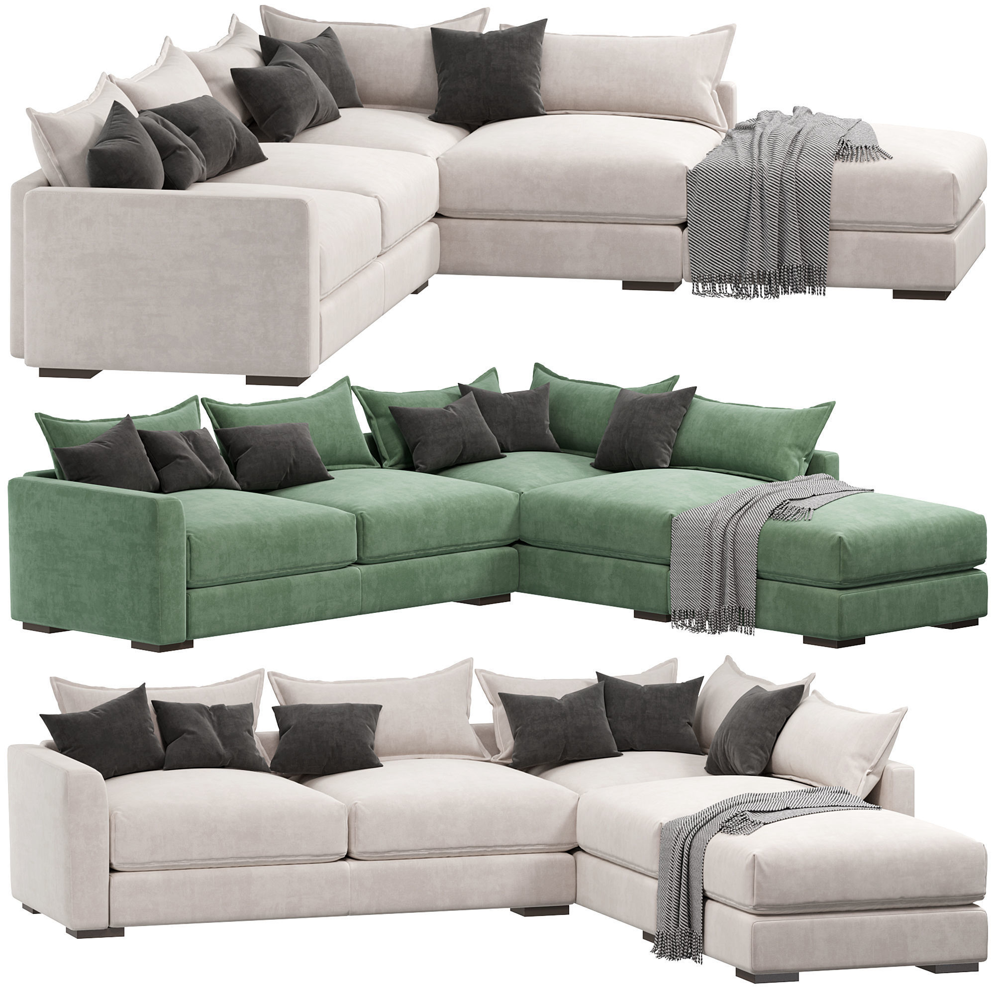 The Sofology Gaia sofa by sofology 3D model_1