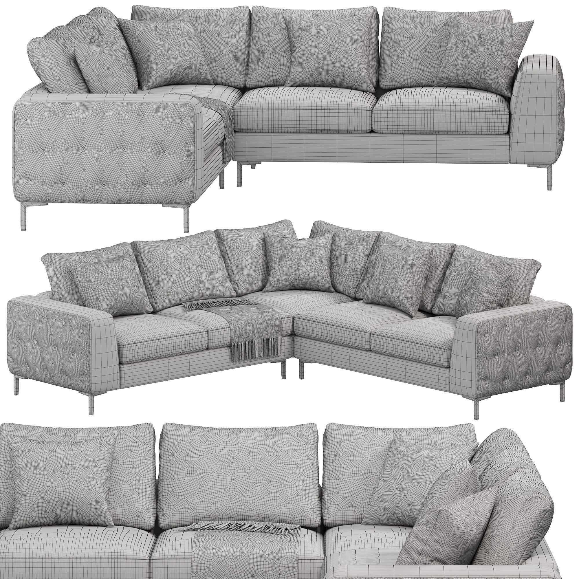 The Sofology Rococo sofa by sofology 3D model_2