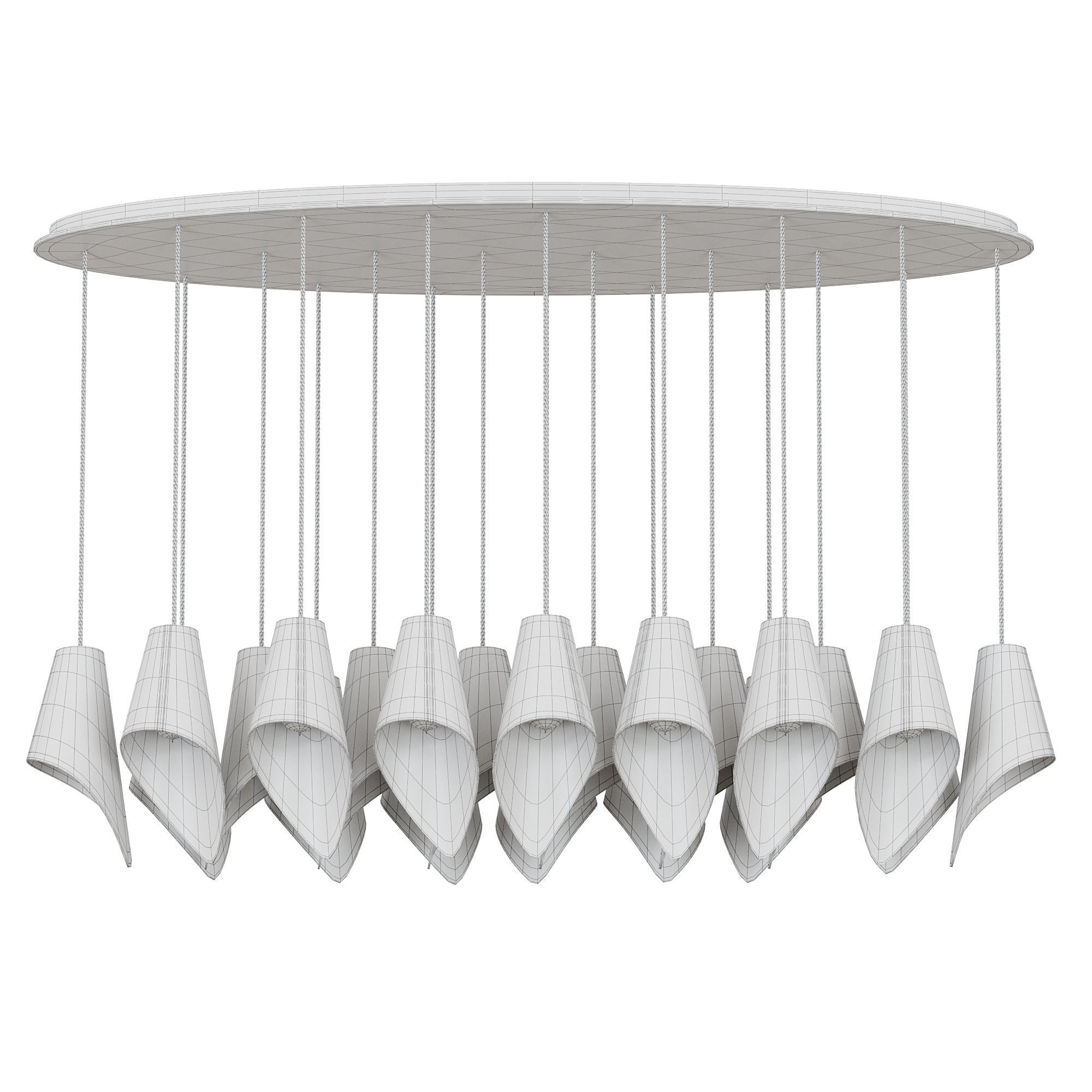 Arc 25 Chandelier by Luxdeco 3D model_3