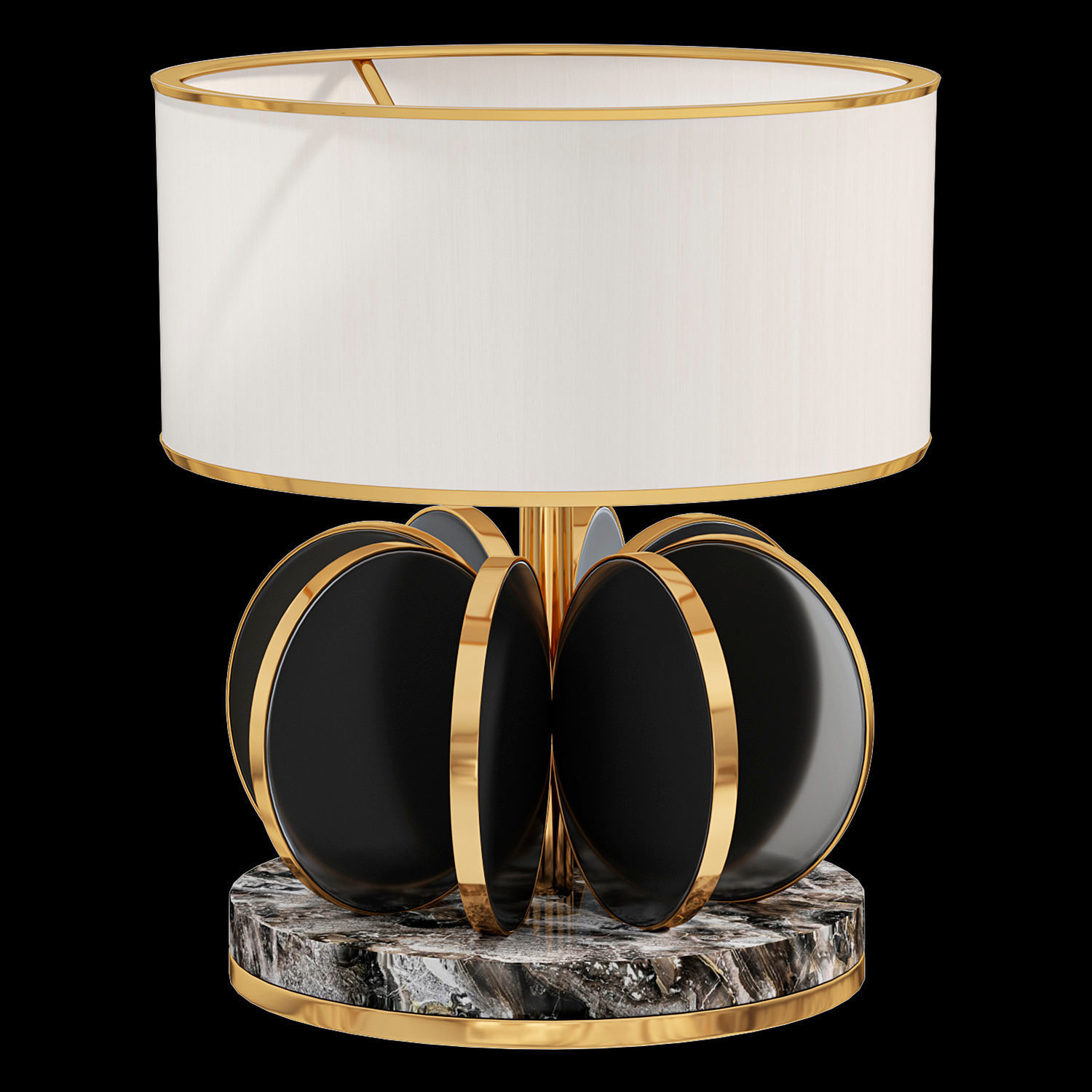 Budapest table lamp by frato interiors 3D model_1