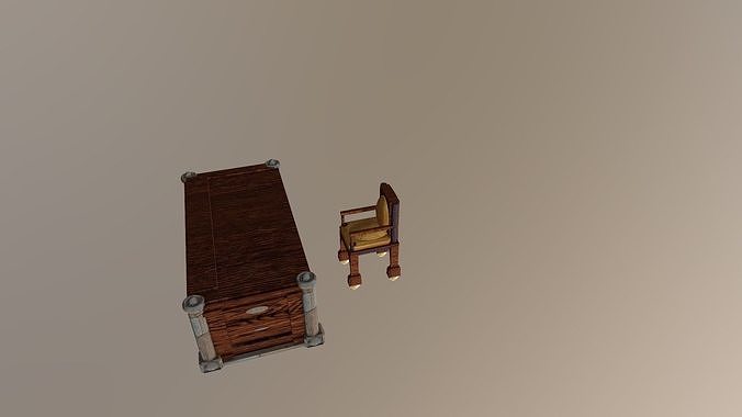 DeskOffice 3D model
